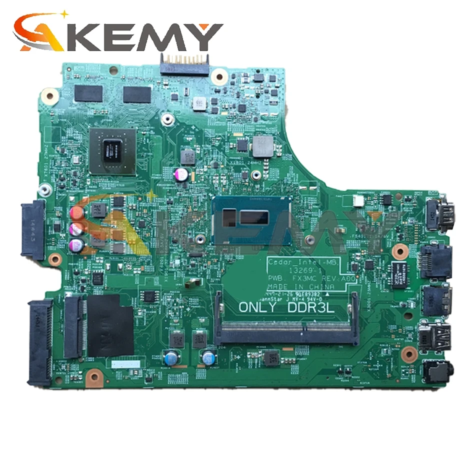 Материнская плата 064HF9 13269-1 FX3MC MB для ноутбука Dell Inspiron 3442 3542 3443 3543 5748 5749 с