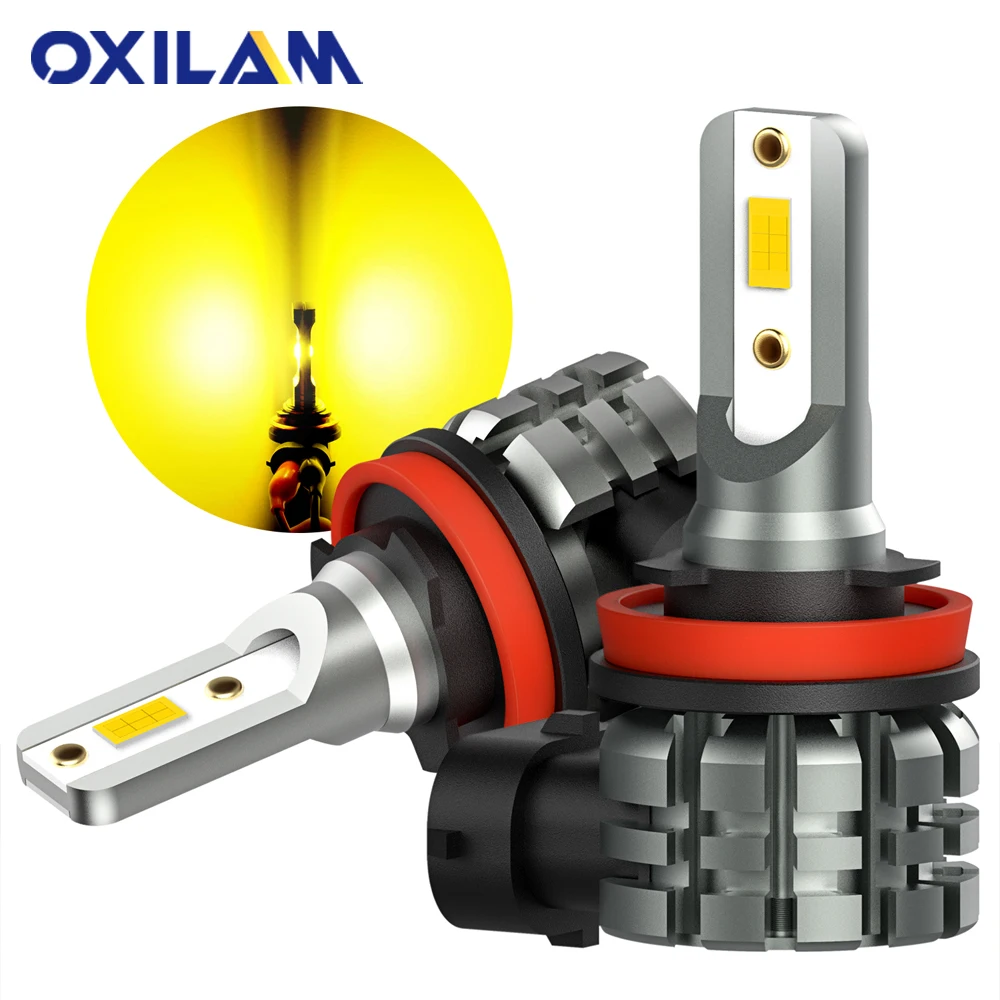 

2 шт., светодиодные противотуманные фары H11, H8, H10, 9005, HB3, 9006, HB4, для BMW, Toyota, Corolla, Skoda, Ford, Lada