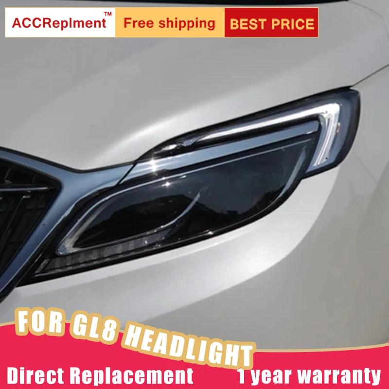 2 шт. светодиодный ные фары для Buick GL8 2017-2019 Автомобильные ангельские глазки