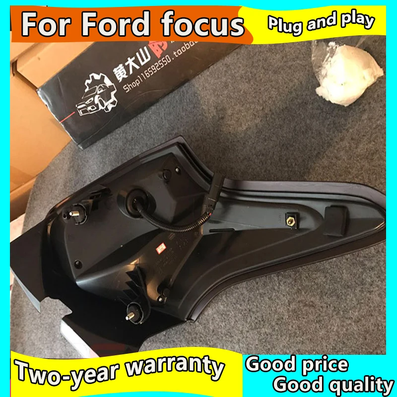 Автомобильный стильный задний светильник для Ford Focus Hatch-задний светильник s- полный светодиодный задний фонарь DRL+ тормоз+ Парк+ сигнальный светильник
