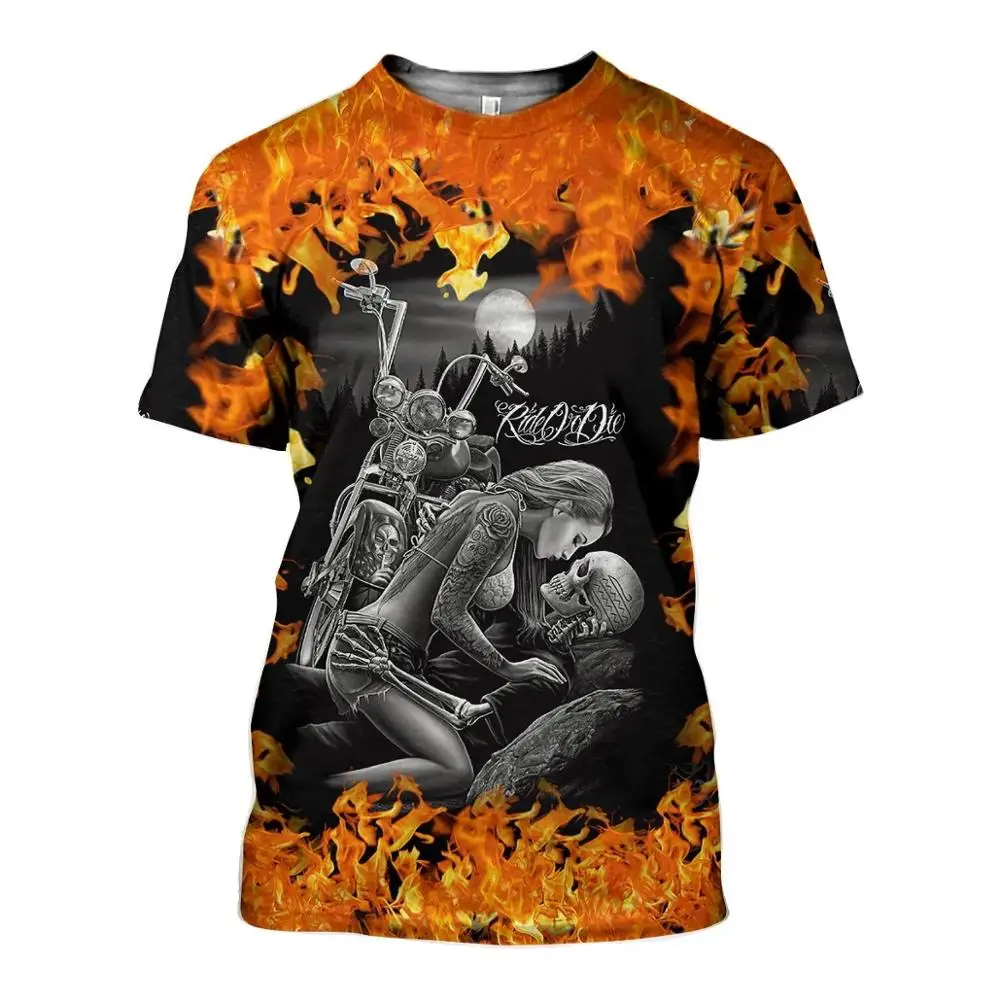 2020 Летняя мода футболка с рисунком Черепа татуировки навсегда толстовки