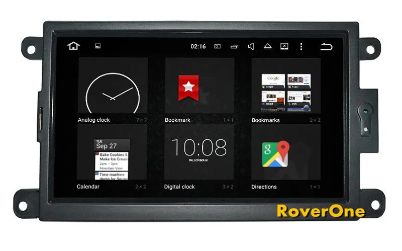 Автомагнитола RoverOne с четырёхъядерным процессором Android 4 DVD GPS сенсорным экраном и