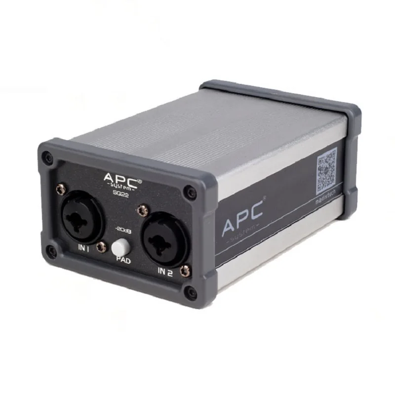 APC SQ22 Professional high quality dual channel audio isolator to eliminate noise electrostatic current