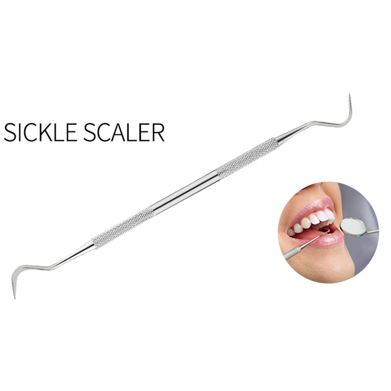 

7Pcs/Set Leather Bag Stainless Steel Tool Set Mouth Mirror Kit Instrument Pick Dentist Prepare Tool