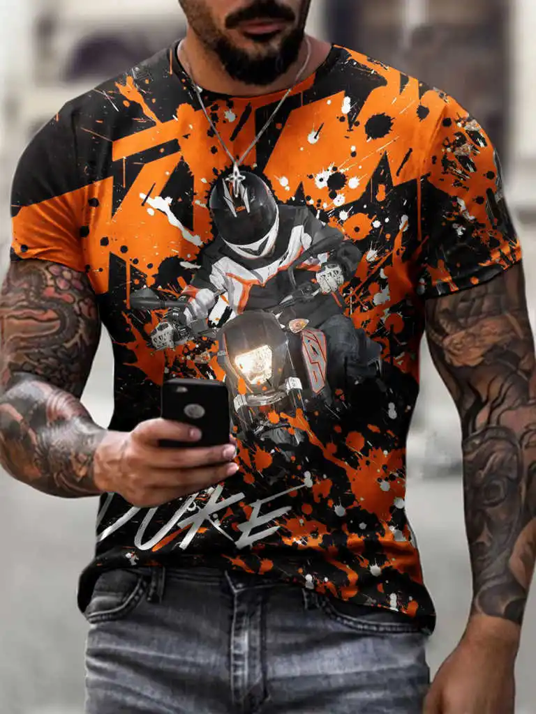 

3D Digital Printing New Motorcycle Racing Men Short Sleeve sports shirt mens sports shirts polo t-shirt men moto gp shirt