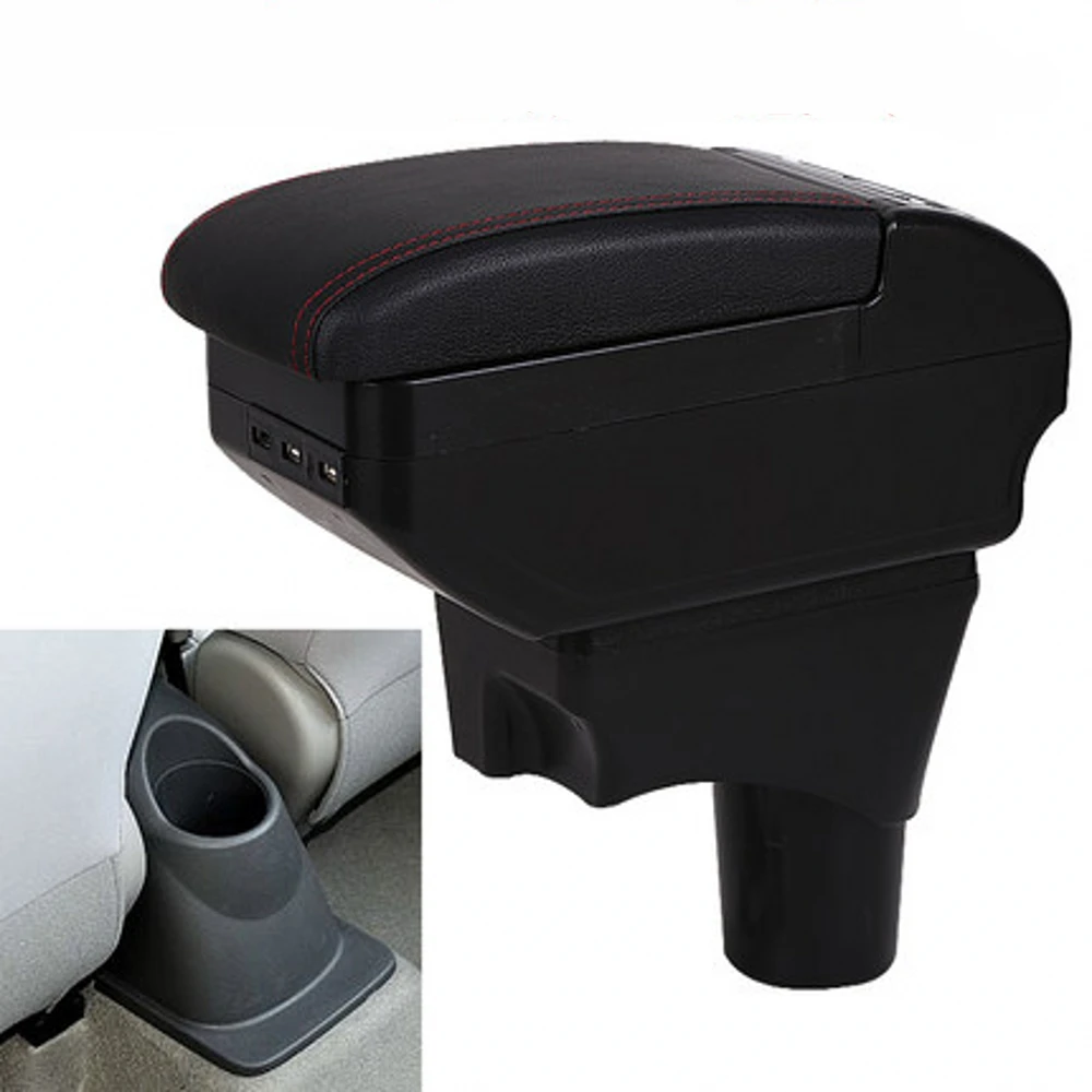 arm rest for nissan sunny versa almera armrest box center console central store content box with cup holder usb interface free global shipping