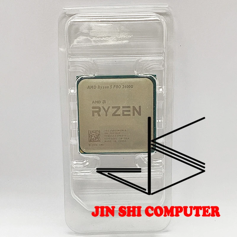 Бесплатная доставка новый процессор AMD Ryzen 5 Pro 2400G R5 3 6 ГГц четырехъядерный