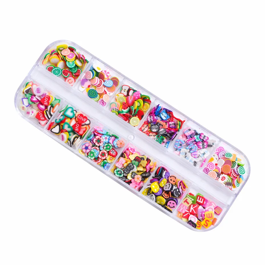 

Nail Art Deco Fruit Slices Filler For Nail Art Slime Fruit Addition For Charm Slime Accessories Supplies Decoration Toy