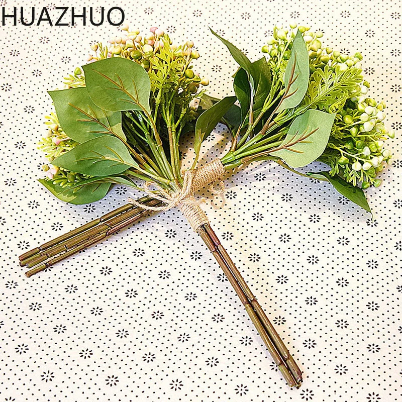 

35CM 4 Forks Artificial Flower DIY Wedding Photography False Flower Props Party Home Room Festival Garden Decoration Supplies