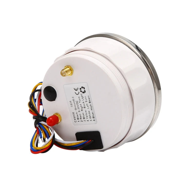 85mm GPS Marine Tachometer Speedometer 12V / 24V with Red Backlight Odometer for Cars Motorcycles and Boats |