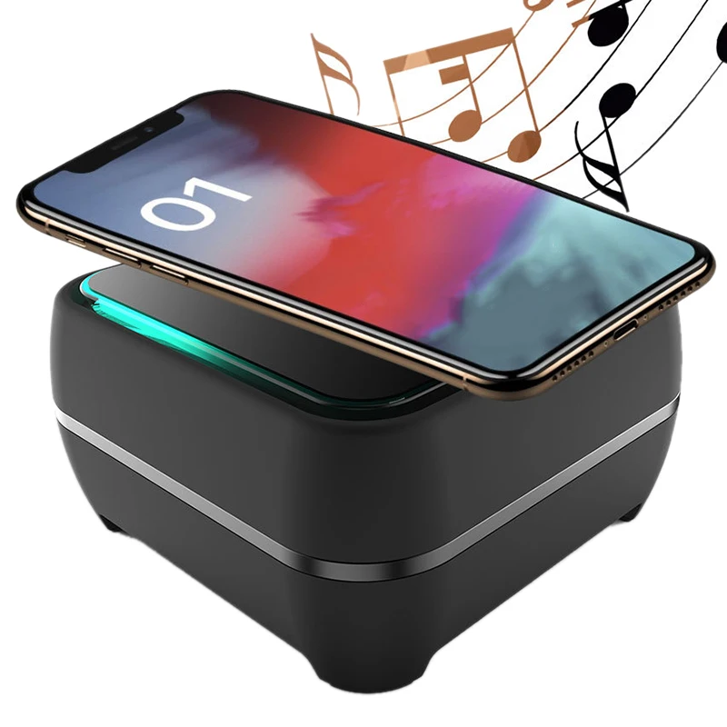 Быстрая Беспроводная колонка зарядка креативный Bluetooth o мини сабвуфер Мобильная