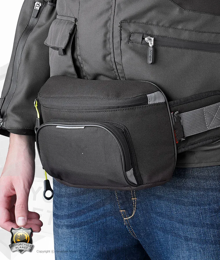 Мужская водонепроницаемая сумка-байкер ROCK BIKER поясная сумка в стиле Оксфорд на