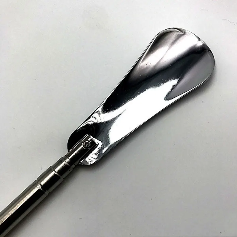 Retractable Shoehorn Shoe Horn Stainless Steel Shoehorn Long Handle Shoehorn Durable Shoe Accessory Lifter Shoes Spoon Shoehorn