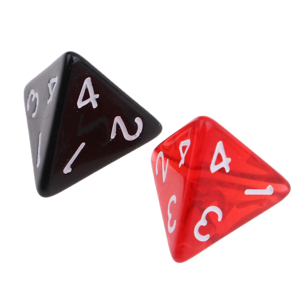 25x пластиковые D4 кубики для подземелий и драконов D & TRPG взрослых бар