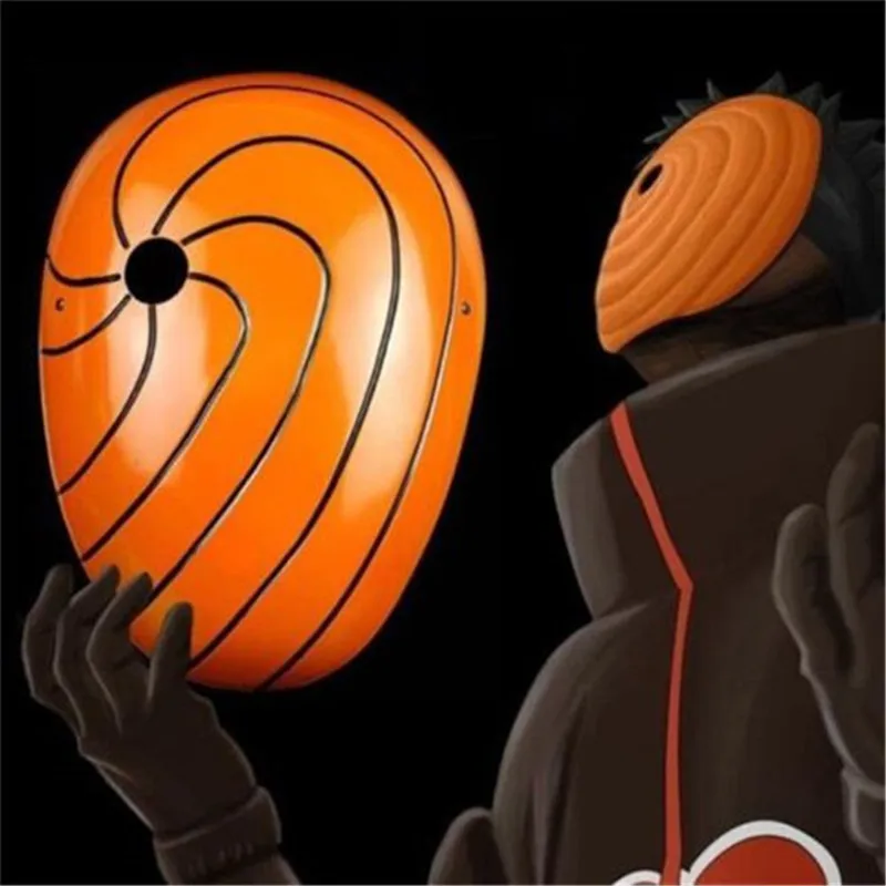 Аниме Ниндзя Косплей маски Tobi Obito Akatsuki косплей реквизит Хэллоуин вечерние НКА