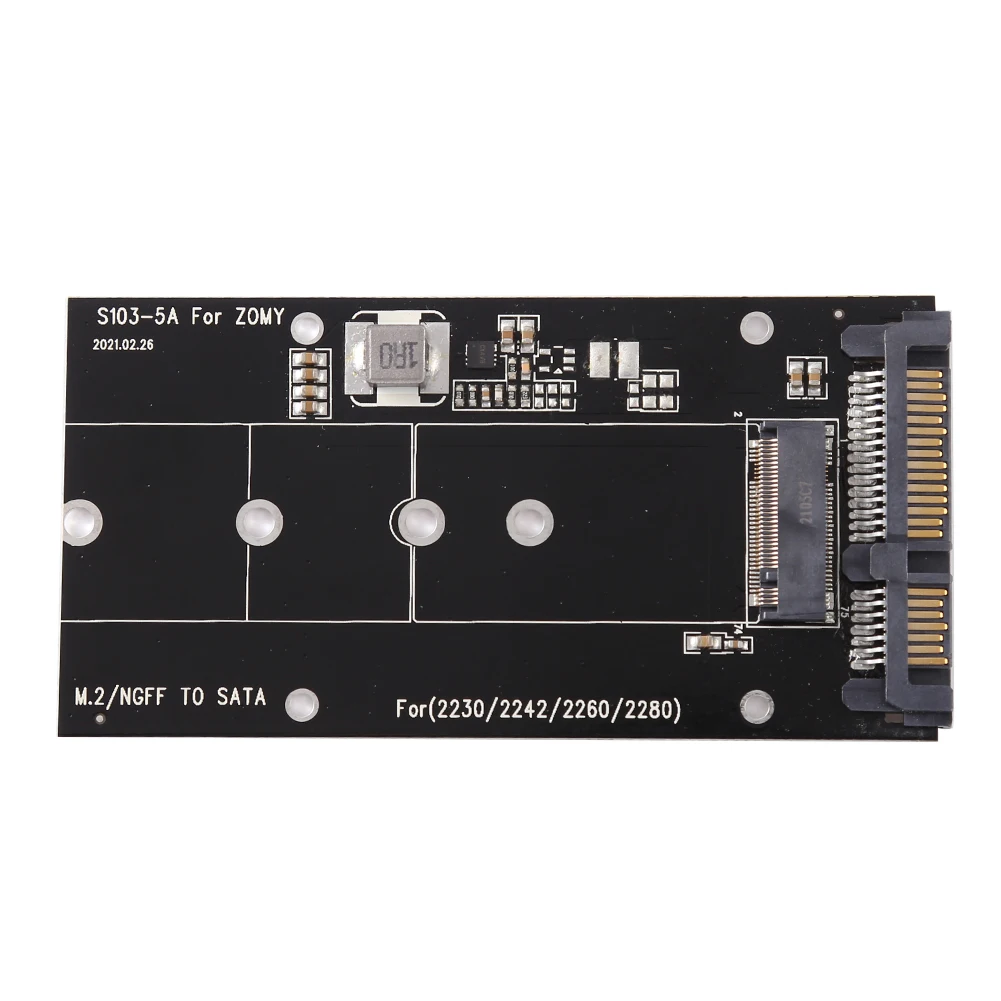 B Ключ M.2 NGFF SSD к 2.5in SATA конвертеру адаптера карты 2230-2280 поддержка Размер Тип 2230 2242
