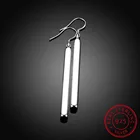 Женские серьги-подвески из серебра 925 пробы, ювелирные изделия в минималистическом стиле, подарок на Новый год, букле ле0245