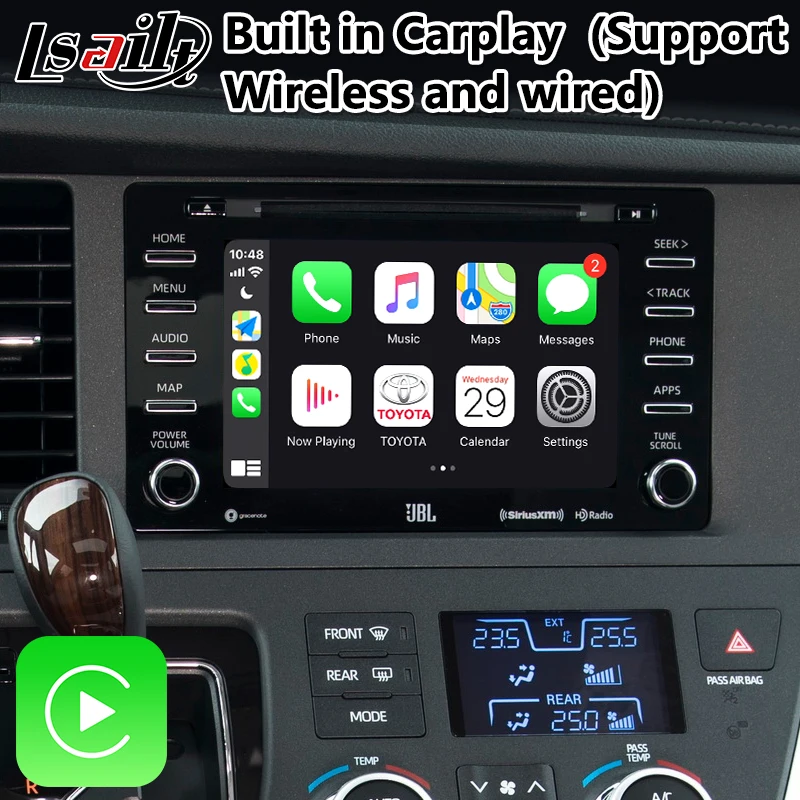 Интерфейс Carplay для видеосистемы Android Toyota Sienna Touch 3 Panasonic Pioneer Fujitsu 2018-2020 GPS Naviagtion HDMI |