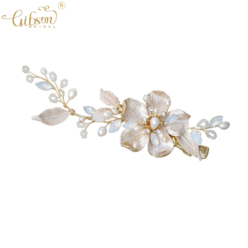 

Wedding Hair Piece Freshwater Pearls Hair Clip Bridal Headpiece Hair Accessories Women Ornaments