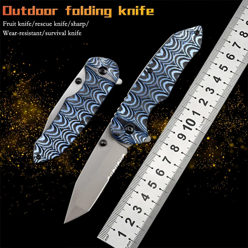 Складной нож Карманный для выживания Повседневный кемпинга охоты боевые ножи