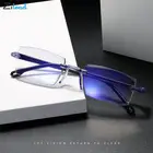 Очки Zilead от-1,0 до-4,0 для близорукости с защитой от сисветильник, очки без оправы для близорукости, компьютерные очки для женщин и мужчин