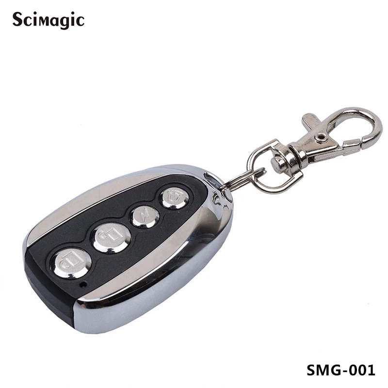 

2pcs 433Mhz remote duplicator garage door remote control 4-button opener electric car door transmitter electric swing door drive