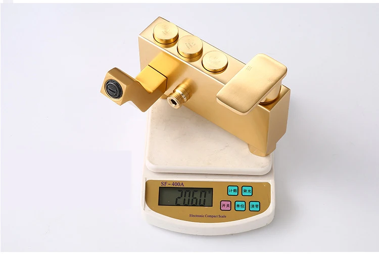 Роскошный Золотой набор для душа смесители ванны смеситель черная душевая