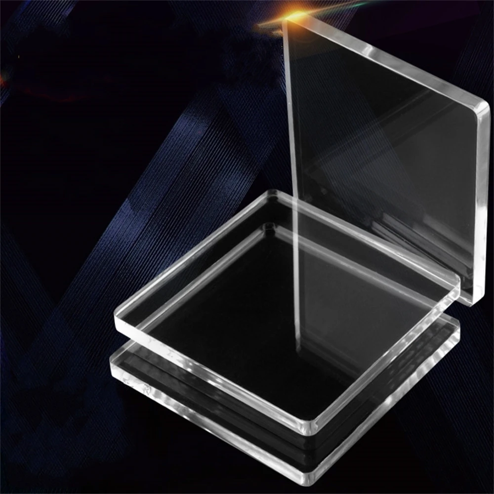 Прозрачный стеклянный акриловый пластиковый лист ПММА из плексированного