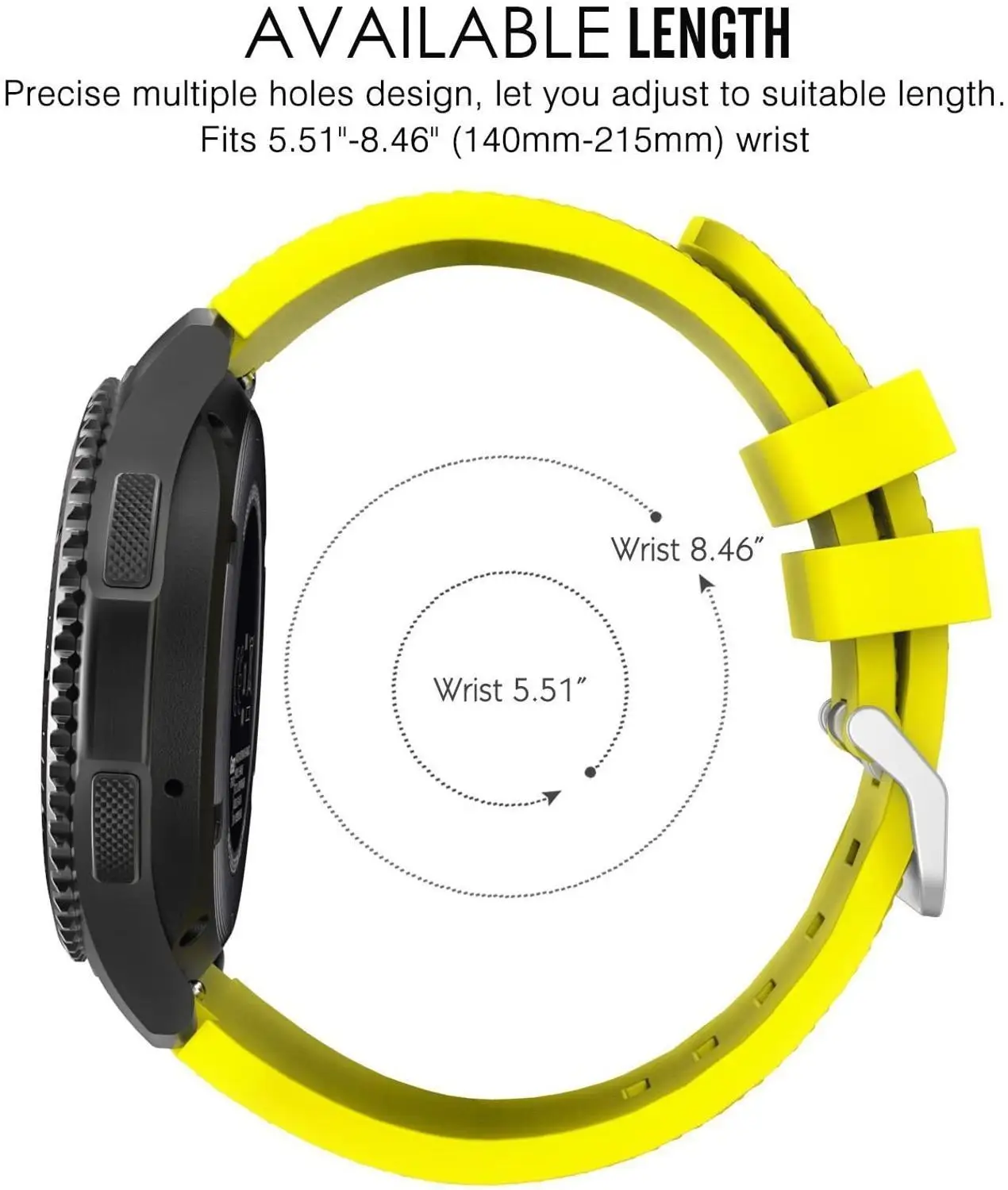 Ремешок для часов Samsung galaxy Watch 4Classicactive 23Gear s3 силиконовый браслет huawei watch gt 22epro 46 мм (art.: 7a60c0eab) - 7a60c0eab