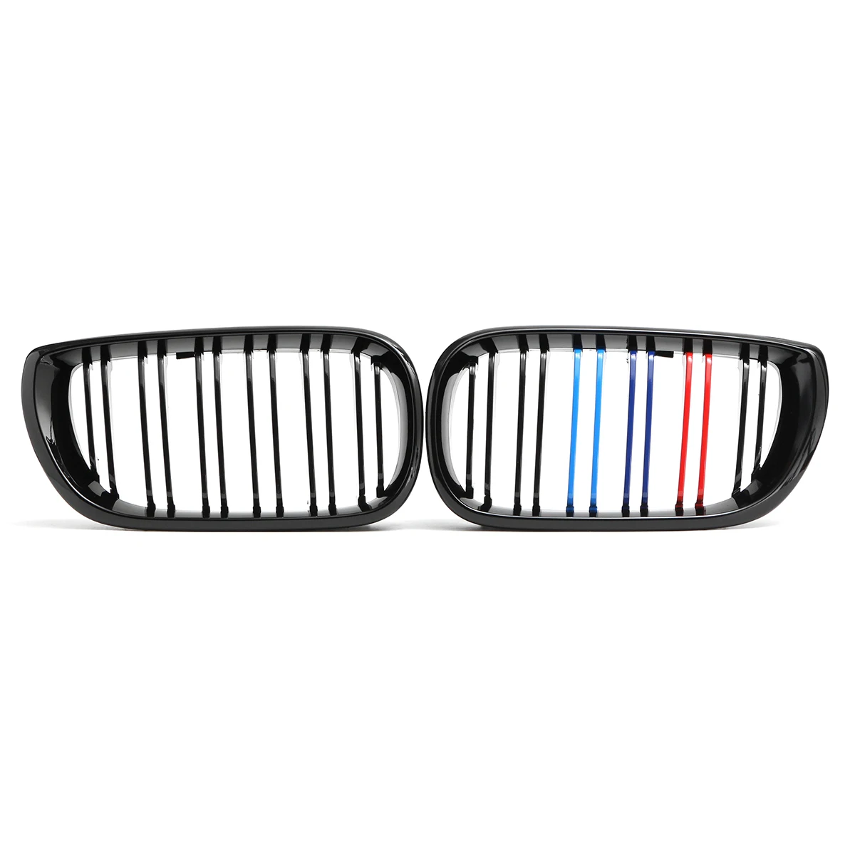 Горячая Распродажа 3 цвета пара м-стиль черный глянец передний бампер решетка