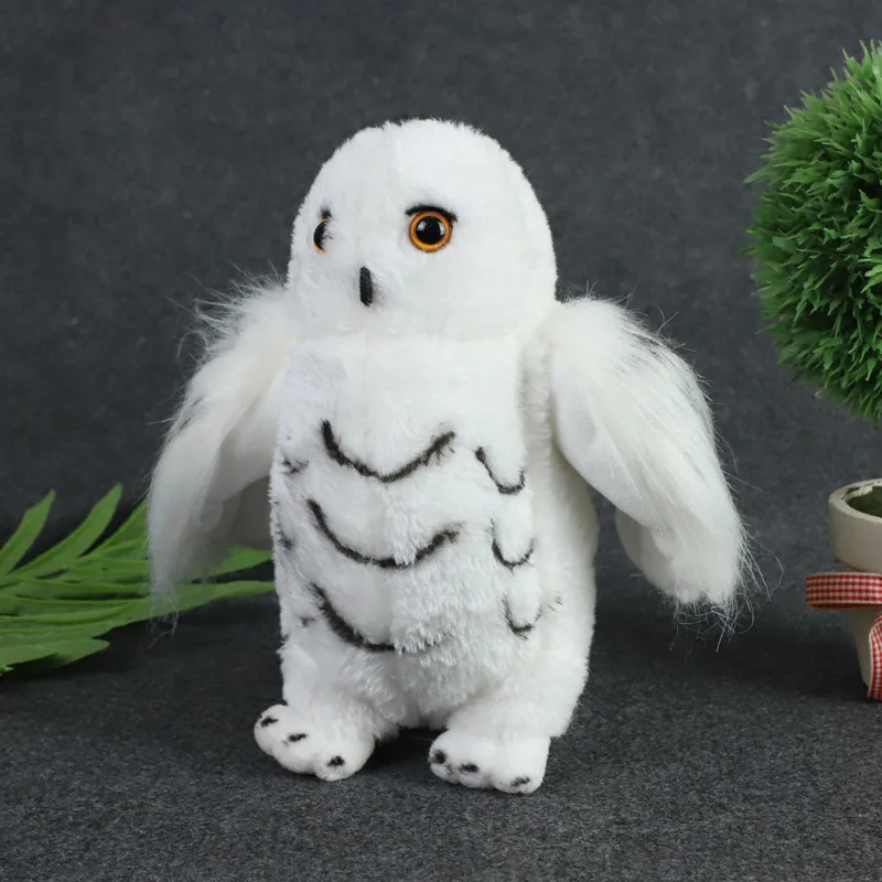 

8''-12''Hot Premium SnowyWhite Baby Kids Plush Toys Stuffed Hedwig Owl Toy Adult Kid Gift Cute Lovely Hot Sellings Toys Doll