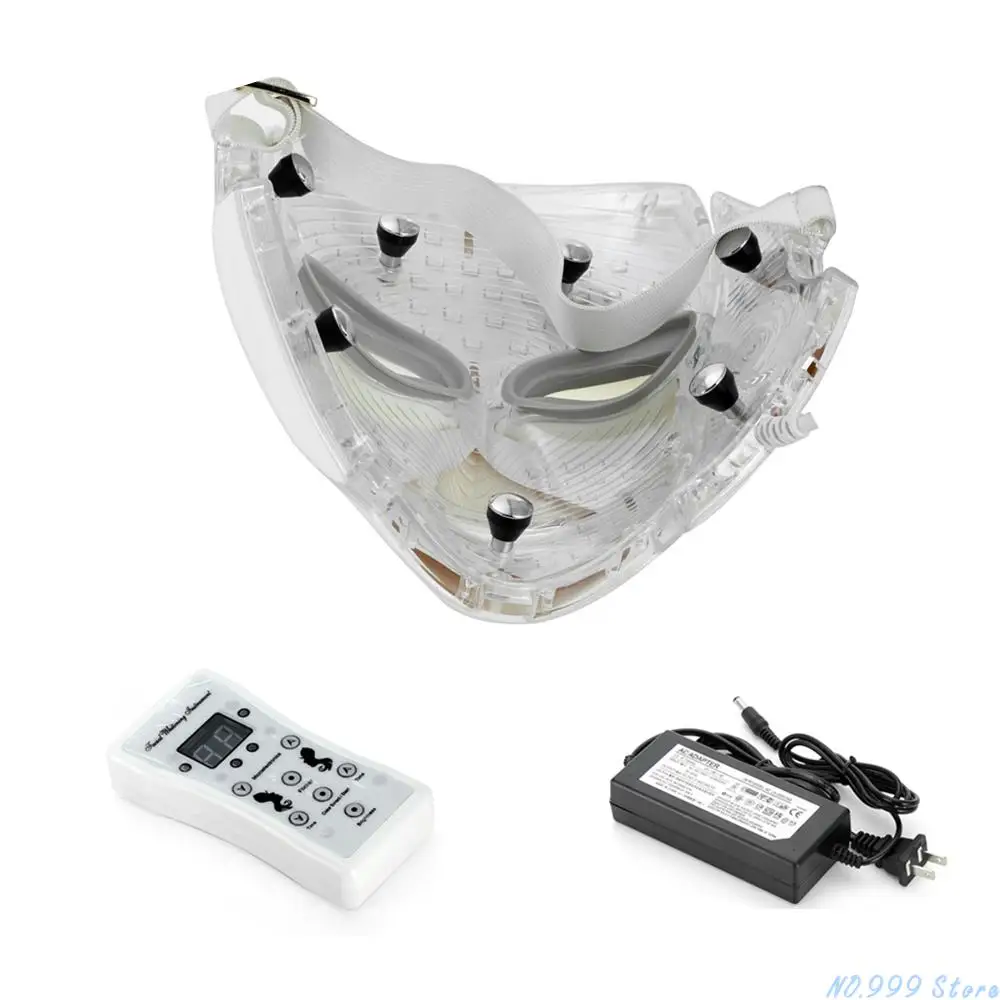 Маска для лица фотонная терапия 7 цветов светодиодная подсветка омоложение кожи