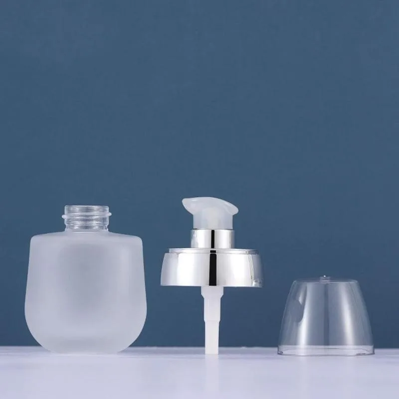 30 мл дозатор для лосьона Пресс бутылка Стекло лосьонов контейнер и с насосом