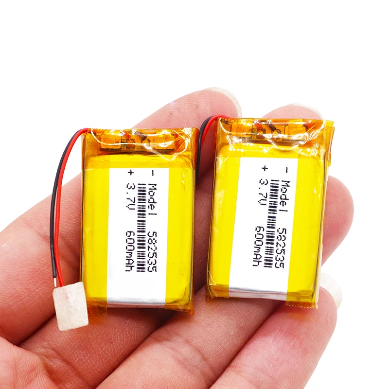 3 7 V 582535 600 mah MP3 колонки литий ионная батарея умный дом полимерная для dvr GPS mp3 mp4 DVD