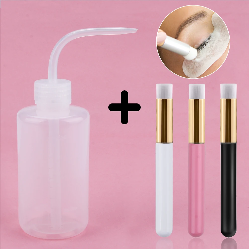 Eyelash Extension Cleaning Bottle Eye Lashes Clean Brush Eyebrow Applicator Remover Skin Care Washing Lash Shampoo Makeup Tools | Красота и