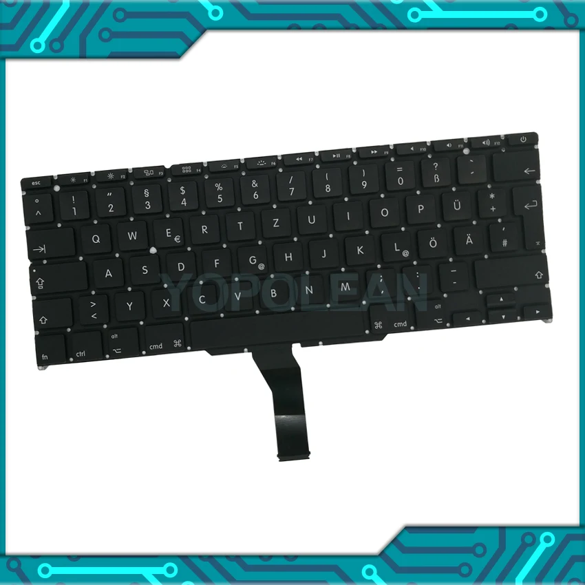 Новая стандартная немецкая клавиатура DE QWERTZ для Macbook Air 11 дюймов A1370 A1465 2011 2012 2013 2014
