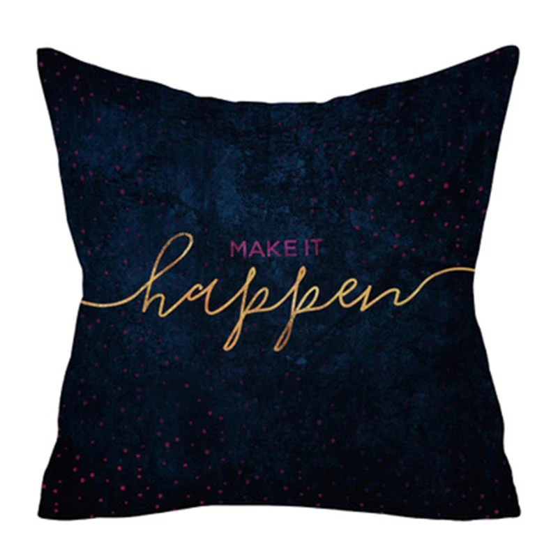 Наволочка Роскошная синяя Полиэстеровая наволочка для декора дома Наволочки