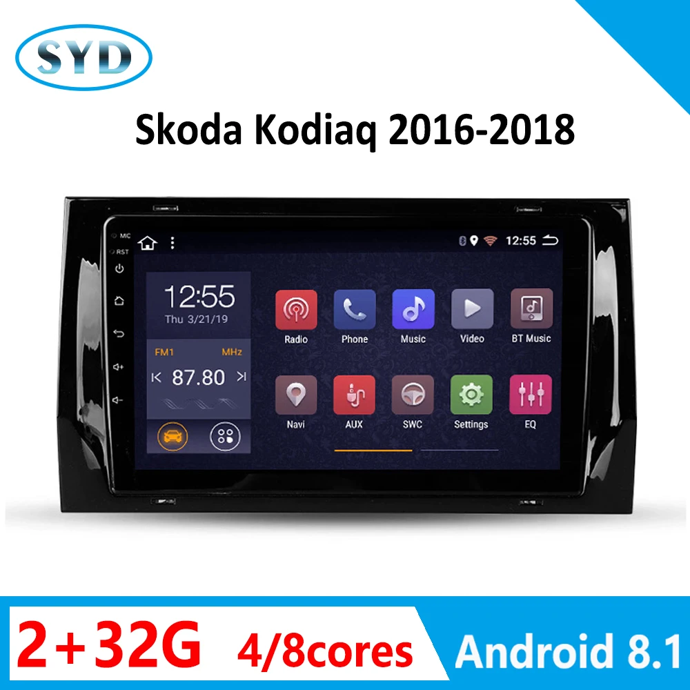 Автомобильное радио для Skoda Kodiaq 2016 2018 2G + 32G Аудио Видео стерео автомобиля Android 8 1