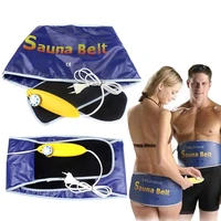 heating sauna body slimming celulitis massage belt health care massage belt slim fit body massager sauna belt for weight loss