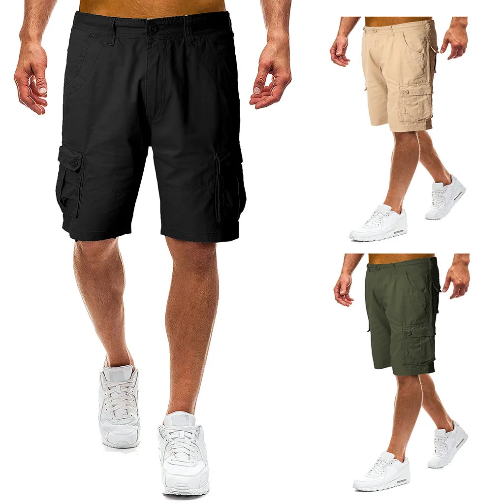 

Mens Military Cargo Shorts Brand New Army Multi-pocket Tactical Shorts Men Cotton Loose Work Casual Short Pants Plus Size 28-38