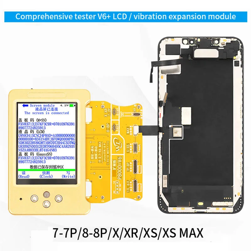 WL V6 ЖК экран оригинальный цветной программатор для IPhone 11 XR XSMAX XS 8P 8 7P