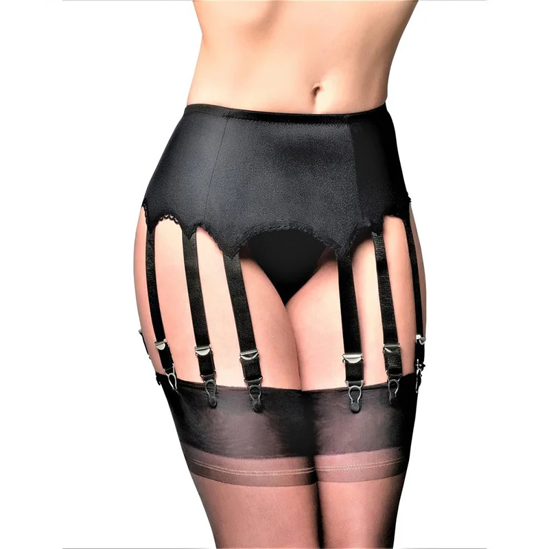 

Garter Belt Plus Size 10 Straps Porte Jarretelles Femme Sexy High Quality Underwear Belt Transparent Garter Belt Elastic Garters
