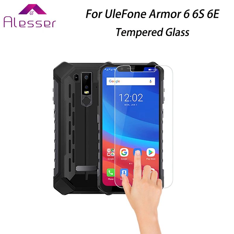 Alesser для UleFone Armor 6 Premium Закаленное стекло пленка защитная стальная 6E 6S аксессуары