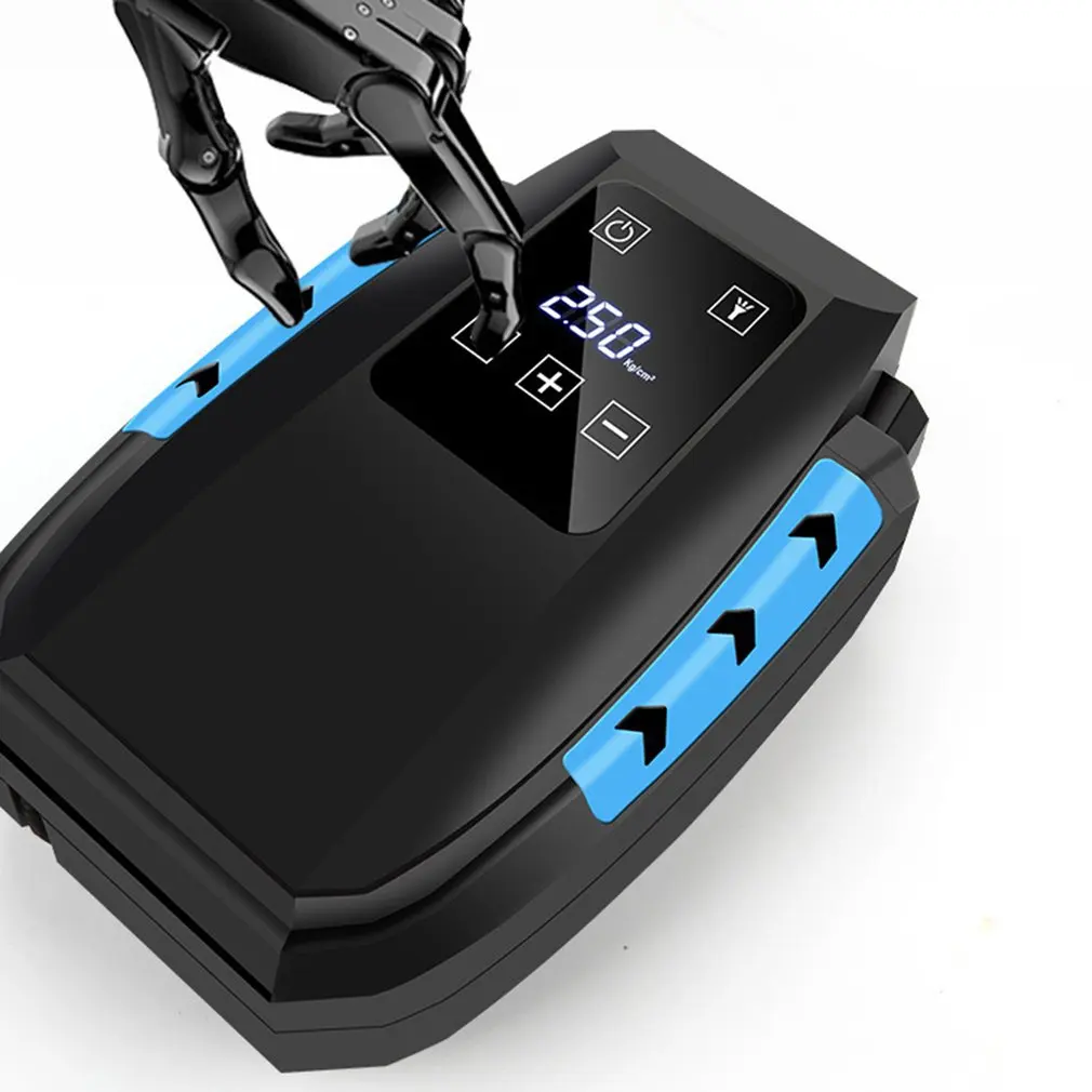 Сенсорный экран шин насос цифровой Воздушный компрессор с большим воздушным