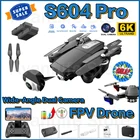 Квадрокоптер S604 Pro складной с двойной камерой, 4K HD, 4 оси