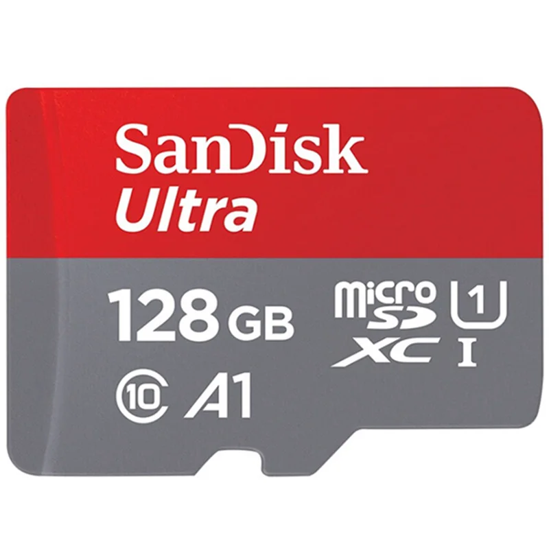 Двойной Флеш-накопитель SanDisk micro SD Card 64 Гб 128 100 МБ/с. 32 ГБ класс 10 A1 SDXC Ultra SDHC