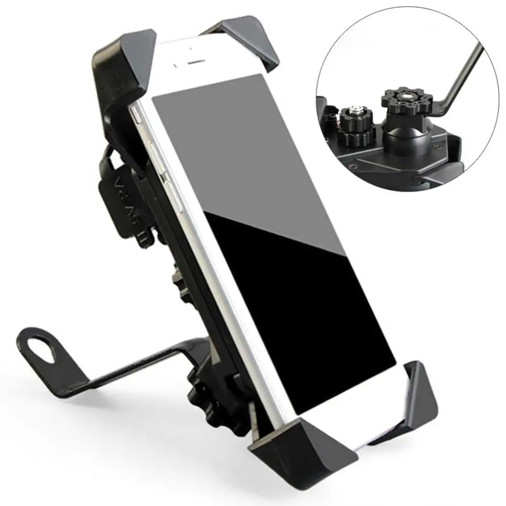 Universal 360 Degree Rotating Motorcycle Mobile Phone Holder Bracket Mount Stand держатель телефона мото для мотоцикла 