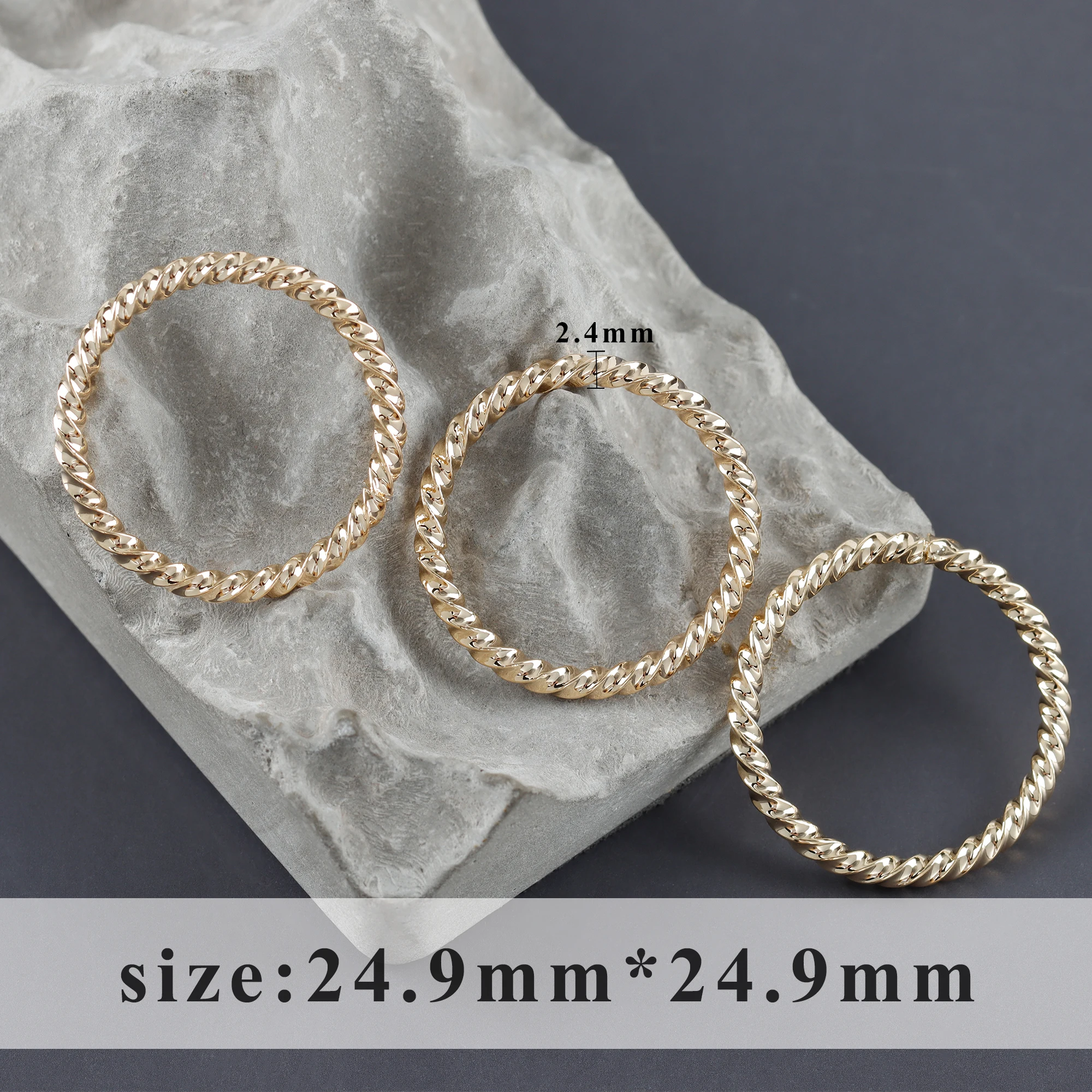 Набор аксессуаров для изготовления ювелирных изделий GUFEATHER из 18-каратного золота