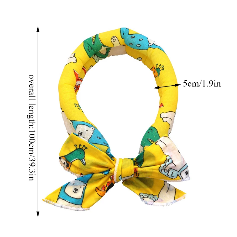 

2021 Hot Sold New Pet Bib Summer Cool Ice Heat Pad Cute Dog Collar For Bag Adjustable Cooling Collar Bib Summer Dog Supplies
