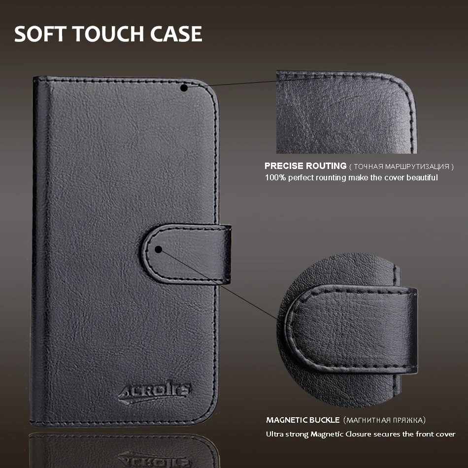 6 Colors Crosscall Core M4 Case Customize Ultra-thin Leather Fashion Vintage Luxury Protective Phone Cover | Мобильные телефоны и